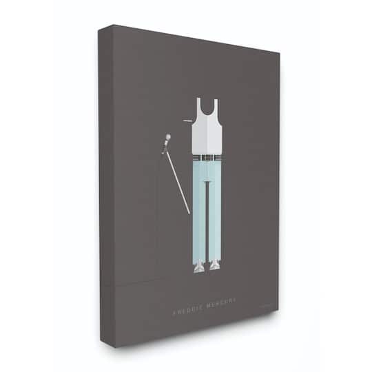 Stupell Industries Freddie Mercury Canvas Wall Art